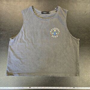 Junkfood Grateful Dead Graphic Muscle Tank Top Grunge Sz M Black